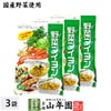 【国産野菜使用】野菜ブイヨン 4g×30パック×3袋セット 粉末タイプ 6種類の国産野菜を使用
