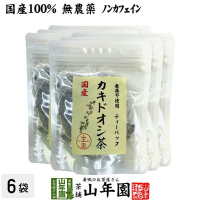 【国産 100%】カキドオシ茶 ティーパック 1.5g×20パック×6袋セット 宮崎県産 無農薬 ノンカフェイン