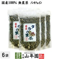 【国産100%】タラの葉茶 無農薬 100g×6袋セット 宮崎県産