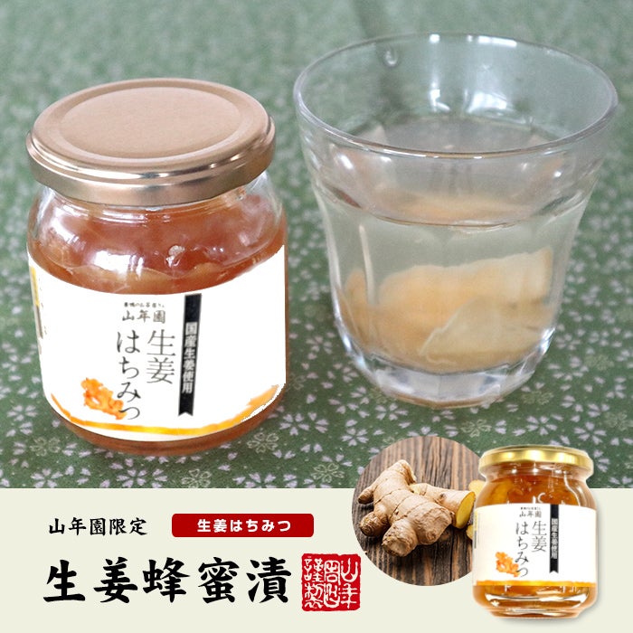 国産 養蜂家のはちみつ仕込み 生姜蜂蜜漬け 280g×10個セット