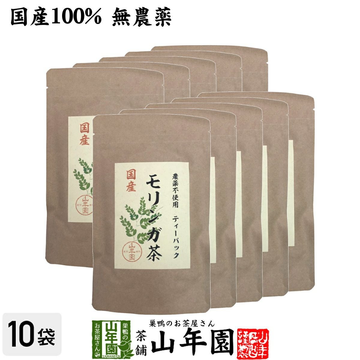 お茶 健康茶【国産】モリンガ茶 1g×10包×10袋セット 送料無料
