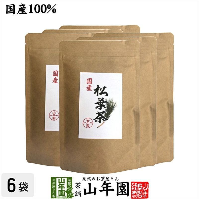 健康茶 国産100% 無添加・無農薬 松葉茶 徳島県産 60g×6袋セット