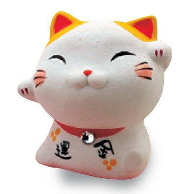 風水招猫(金運)・黄 | 巣鴨のお茶屋さん山年園