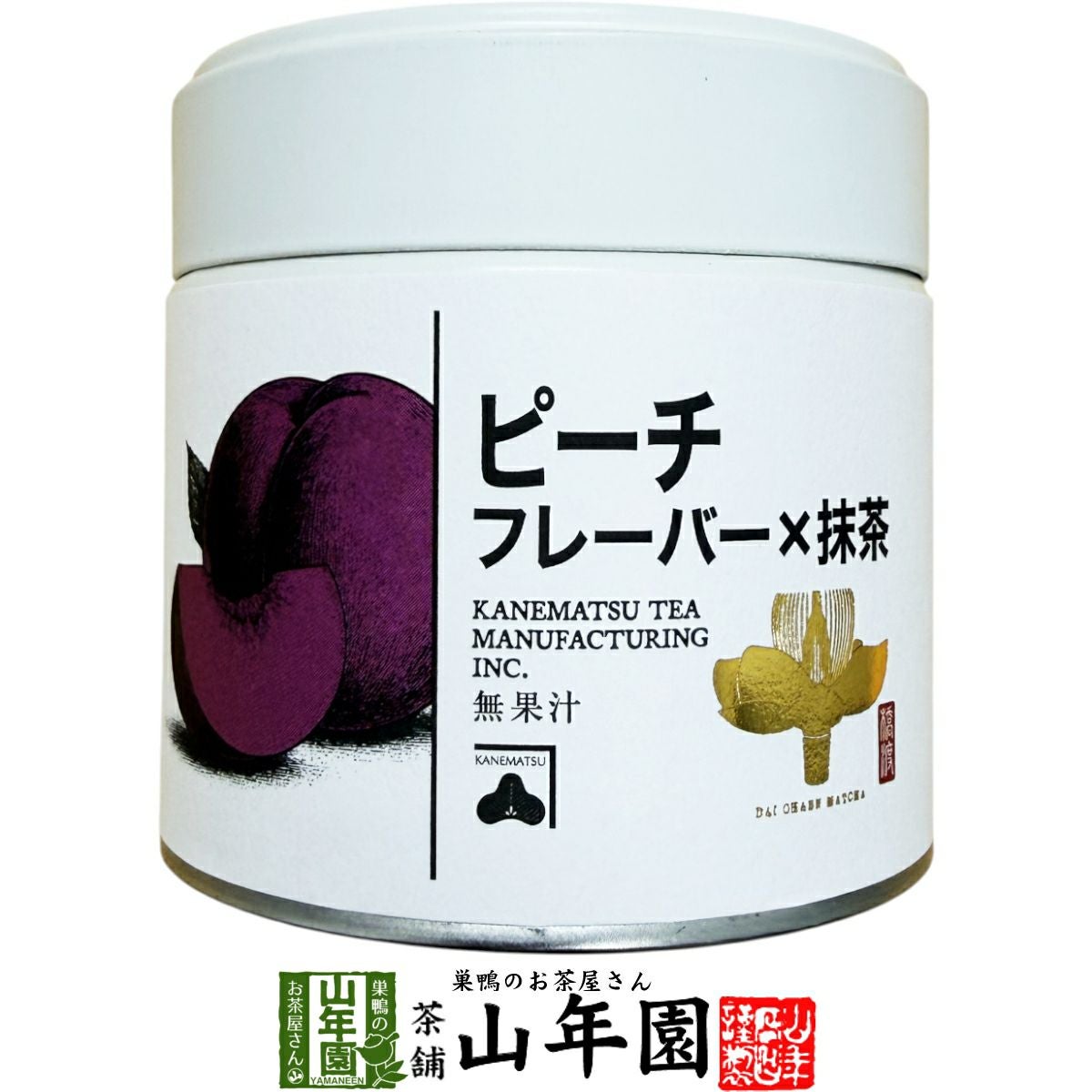 国内製造】抹茶 ピーチフレーバー Peach Flavor 30g | 巣鴨のお茶屋